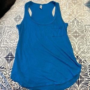 Victoria’s Secret tee shop tank top aqua blue size small